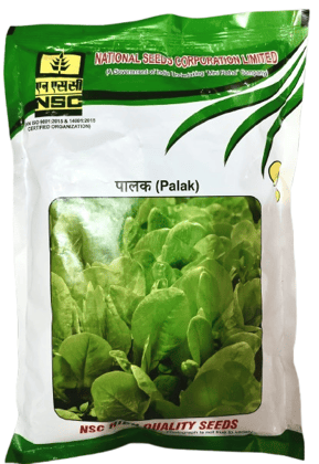 NSC PALAK VARIETY-ALL GREEN T/L SEEDS 500GM PACKING