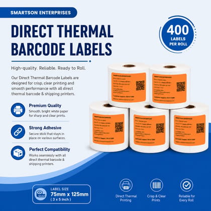Direct Thermal Barcode Labels