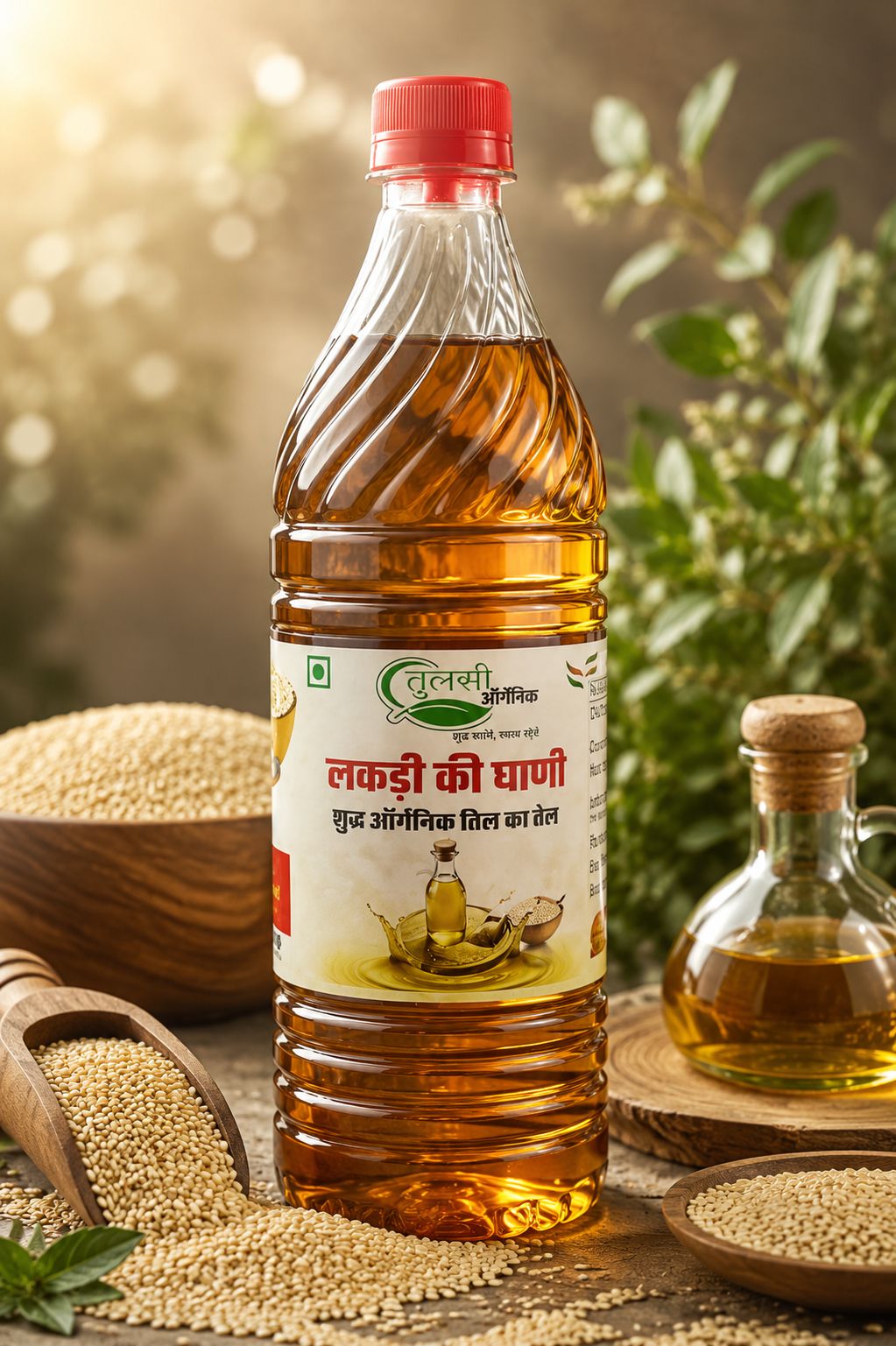 Tulsi Organic Cold pressed Pure Sesame Oil - 1 Litre