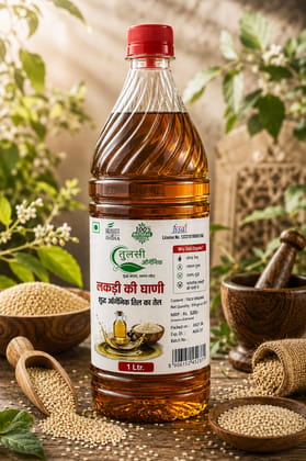 Tulsi Organic Cold pressed Pure Sesame Oil - 1 Litre