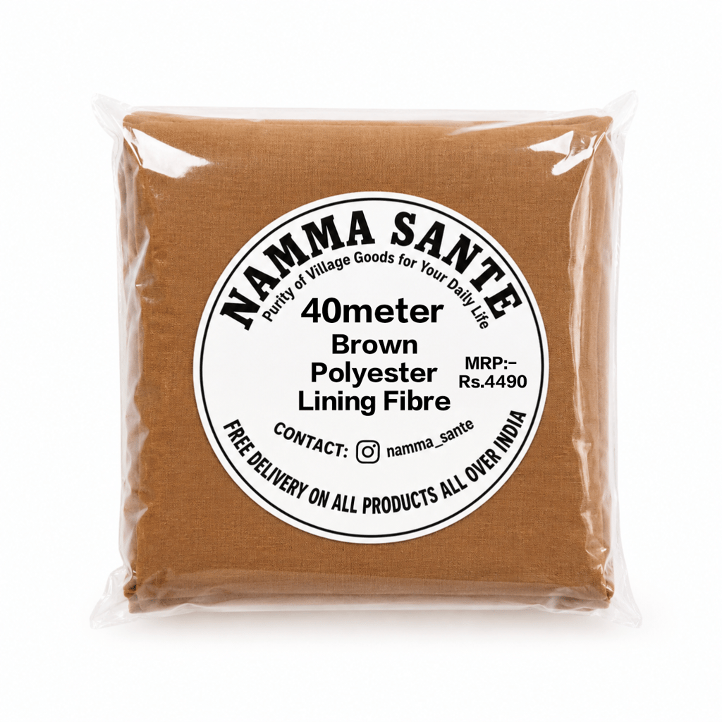 Brown Polyester Lining Fibre (Chhota Panna), Brown Polyester Lining Cloth (Chhota Panna), Brown Polyester Lining Fabric (Chhota Panna), Brown Polyester Inner Lining (Chhota Panna), Brown Polyester Lining Material (Chhota Panna)
