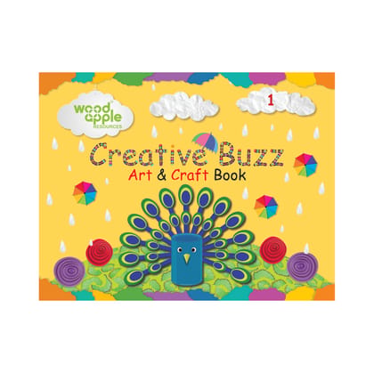 Creative Art & Craft Activity Book for Class 1 | Age 6–8 Years | Fun Printing, Pasting, Collage & Paper Craft Projects