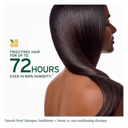 Biolage Smoothproof Anti-Frizz Shampoo pack of 2 for 72HR Frizz Control (400ml each) Pack of 2