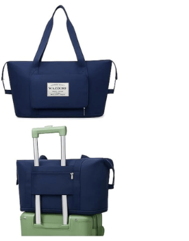 Foldable Duffle Bag For Travelling | Waterproof And Large Travel Bag For Women's Luggage | Expandable &Multipurpose Large Capacity Weekender Carry Bag For Women's Travel (Multi Color)
