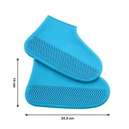 Waterproof Silicone Shoe Covers Reusable Rain Boots for Lightweight Foldable Non Slip Shoe Protectors for Rainy Days Gardening and Travel Large