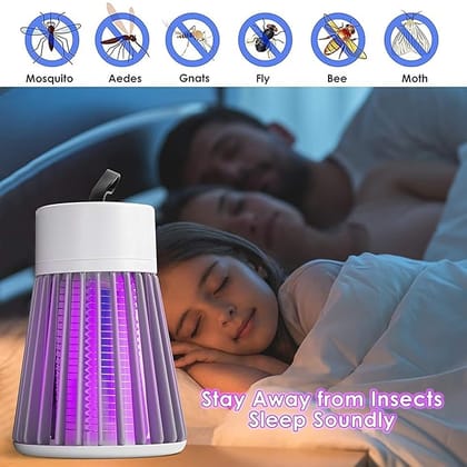 MAKE A WISH Mosquito Killer lamp Machine  Powered Bug Zapper Mosquito Killer Lamp, Electric & Lamp Indoor/Outdoor Mosquito Trap Machine for Home, Gardening, Outdoor transparent