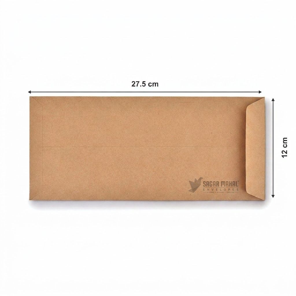 11 x 5 Inch Brown Kraft Envelope 85 GSM - Classic Brown Kraft Letter Envelope, box of 250pcs