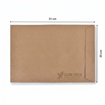 10x8 Inch Brown Kraft Envelopes, 85 GSM Large A5 Document Mailing