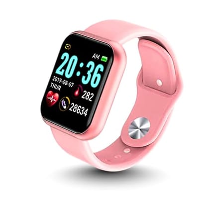 T500 Smart Watch for Girls with Bluetooth Calling | Fitness Tracker with Heart Rate Sensor, Step Counter, Sleep Monitor, Touchscreen Display,