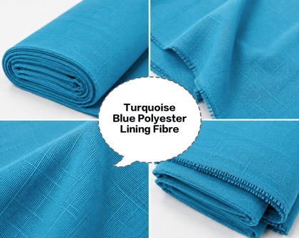 Turquoise Blue Polyester Lining Fibre (Chhota Panna), Turquoise Blue Polyester Lining Fabric (Chhota Panna), Turquoise Blue Lining Fabric (Chhota Panna), Blue Green Polyester Lining Fabric (Chhota Panna), Turquoise Polyester Inner Lining (Chhota Panna)