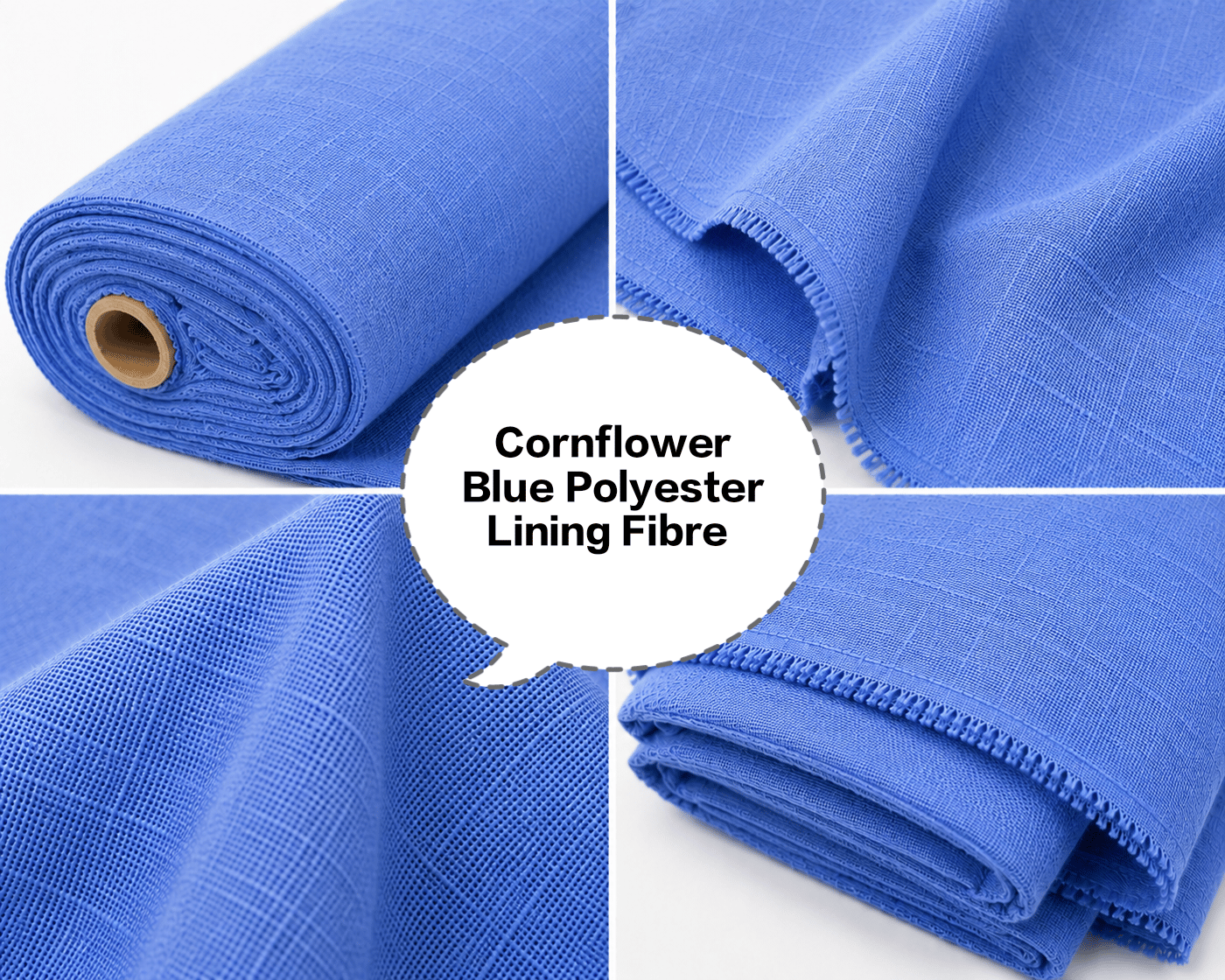 Cornflower Blue Polyester Lining Fibre (Bada Panna), Cornflower Blue Polyester Lining Fabric (Bada Panna), Light Cornflower Blue Lining Fabric (Bada Panna), Blue Polyester Lining Fabric (Bada Panna), Cornflower Blue Polyester Inner Lining (Bada Panna)