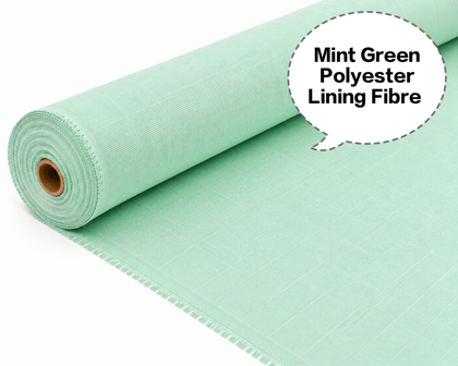 Mint Green Polyester Lining Fibre (Chhota Panna), Mint Green Polyester Lining Fabric (Chhota Panna), Light Mint Green Lining Fabric (Chhota Panna), Mint Green Polyester Fabric (Chhota Panna), Mint Green Polyester Inner Lining (Chhota Panna)