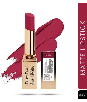 Seven Seas Long Lasting , Matte Finish , Longwear , Matte With You Lipstick (Shiraz 3.5g)