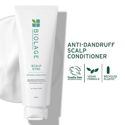 Biolage Scalp Sync Universal Conditioner with Glycolic acid & Fermented tea (100ml)