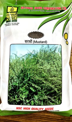 NSC Mustard (Gobhi Sarso) variety: GSL-1 Truthful Labelled (TL ) Seed 1 kg packet