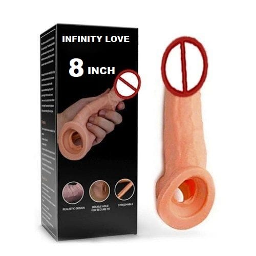INFINITY LOVE  Dragon Condom 8 Inch big man Silicone malti Color Extra Pleasure Textured Unflavoured for Men