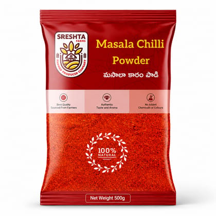 Sreshta Farms Masala Chilli Powder | Natural & Authentic Indian Spice