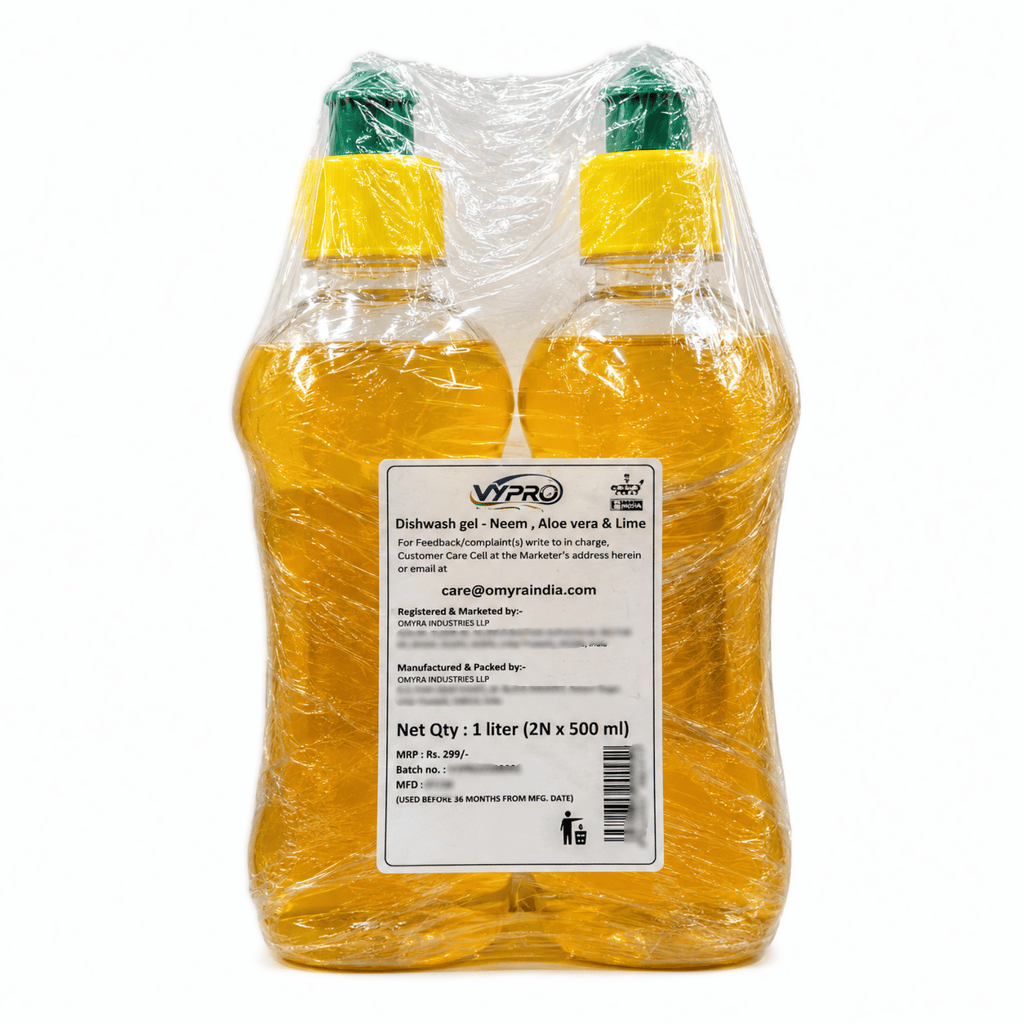 VYPRO Advanced Dishwash Gel with Neem, Aloe Vera & Lime