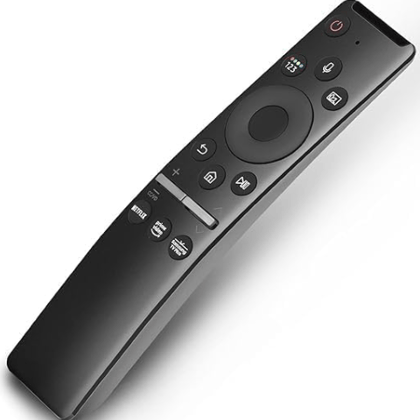 Samsung Non Voice Remote for Smart TV Compatible with Samsung LED QLED 4K 8K Crystal UHD HDR and Curved Models Replacement Remote with Samsung TV Plus Shortcut Buttons (Pairing Required)