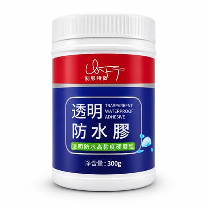 Transparent Waterproof Sealant Glue with Brush, 300g