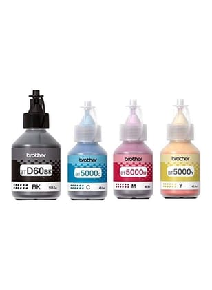 Brother D60, Bt5000 Set of 4 Bottle (t4000dw, T220, T226, T310)
