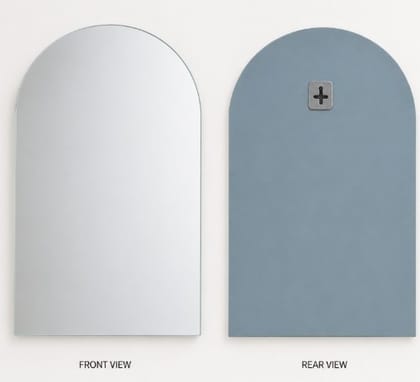 Silver shell mirror 