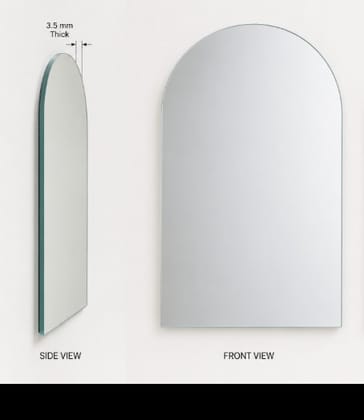 Silver shell mirror 