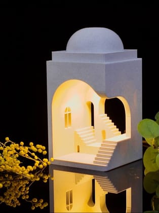Miniature Architectural Dome Staircase Lamp
