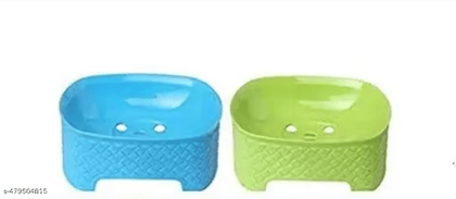 CONQUER Plastic Soap Dish Set of 4 - Bundle of 2