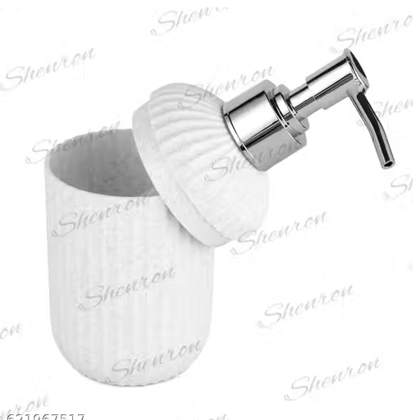 Bathroom Accessories Set of 3 - Dispenser, Toothbrush Holder & Tray