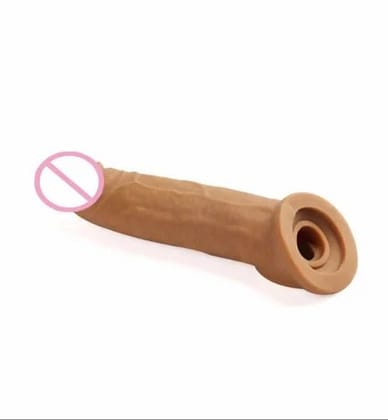 INFINITY LOVE 8 inch Double Hole Dragon Condom Penis Cover For Extra Length And Girth Penis Sleeve For Men