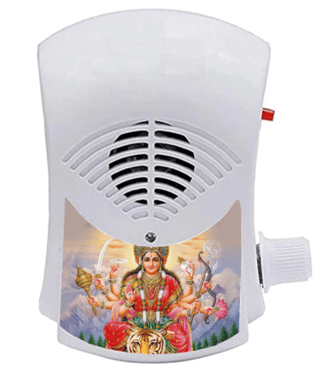 Electric Religious Continuous Mantra Bell |Spiritual Devotional Chanting Pooja Bell Machine Mantras Pooja | Just Plug & Play 