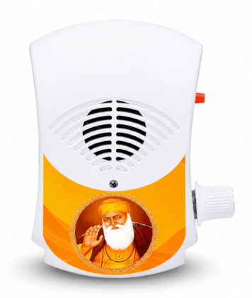 Sikh Mantra Chanting Box | 10-in-1 Waheguru Simran & Gurbani Audio Player | Ek Onkar Meditation Speaker for Home, Temple & Peaceful Devotion 