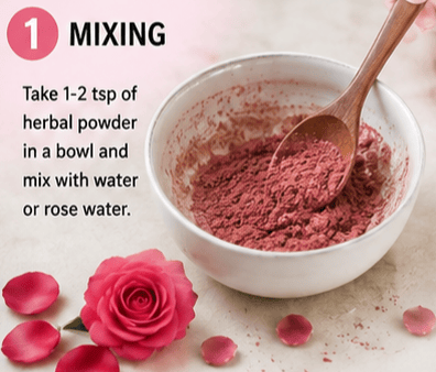 SHUSHRAJ JAIVIK 5-in-1 Herbal Facial Powder Combo Pack | Rose Petals, Hibiscus, Orange Peel & Methi Powder with 20g Multani Mitti Gift Pack | Natural Skin Care Combo