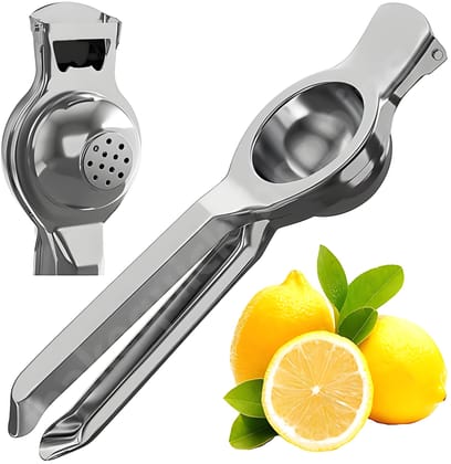 Manual Lemon Squeezer | Heavy Duty Citrus Juicer for Lemon, Lime & Orange | Easy-to-Use Hand Press Juicer for Kitchen, Juice, Cocktails & Cooking (Original)