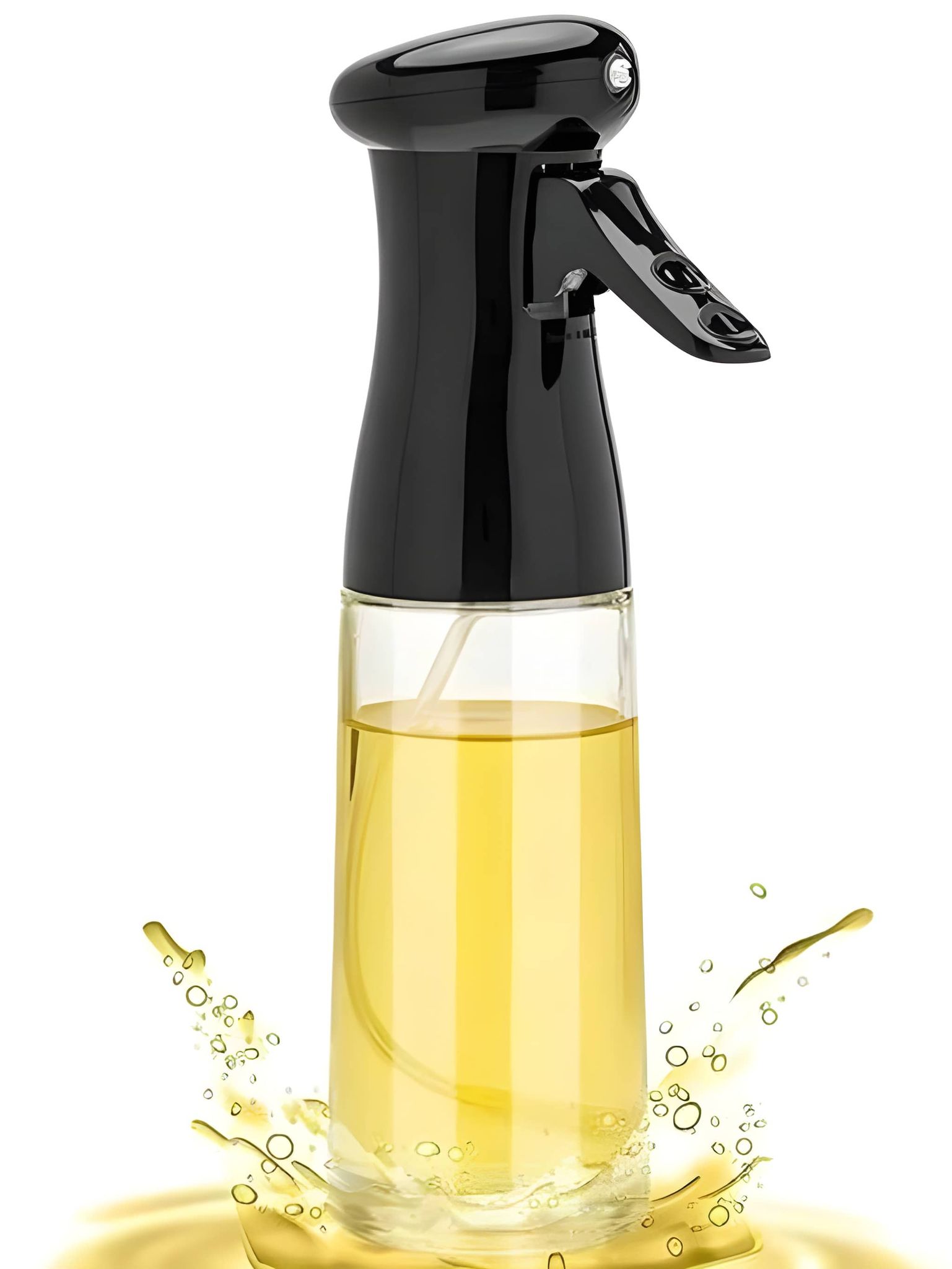 Oil Sprayer Bottle for Kitchen | Multipurpose Cooking Oil Spray Bottle | Refillable Oil Mister for Olive Oil, Vinegar & Cooking Oil | Oil Sprayer for Air Fryer, Baking, BBQ & Grilling (Original)
