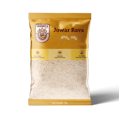 Sreshta Farms Jowar Rava | Sorghum Rava | Natural Millet Semolina | Traditional Indian Rava
