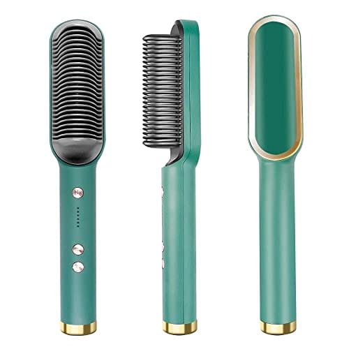 Heating Straight Comb Hair Straightener Comb For Women, Brush Machine Electric With 5 Temperature Control Hair Straightening Comb, Fast Heating