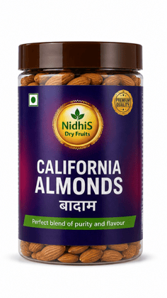 NidhiS Dry Fruits California Almond Kernels 