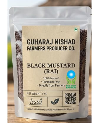 Guharaj Nishad Black Mustard (Rai) - 1 KG