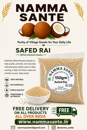 Safed Rai, White Mustard Seeds, Safed Sarson, White Rai Dana, Yellow Mustard Seeds 
