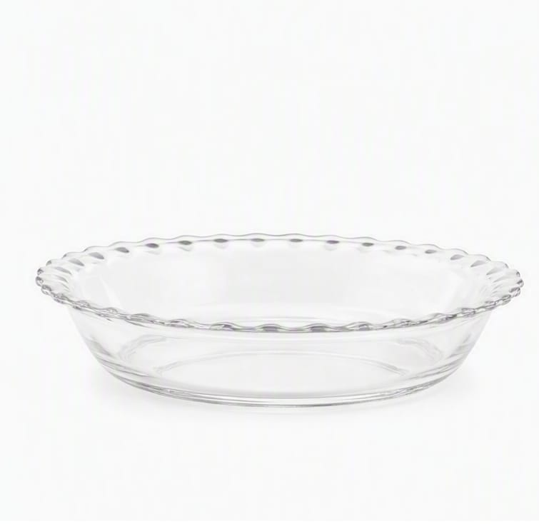 Borosil Borosilicate Fiesta Snack 19cm Glass Plate Set Of 2 