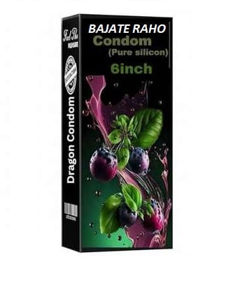 BAJATE RAHO 6 INCH Dragon Condom Silicone Comfortable For Men Extra size