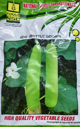 NSC Bottle Gourd PUSA NAVEEN Vegetable Seeds - 50g