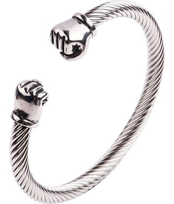 Thrillz Silver Kada ( Pack of 1 )