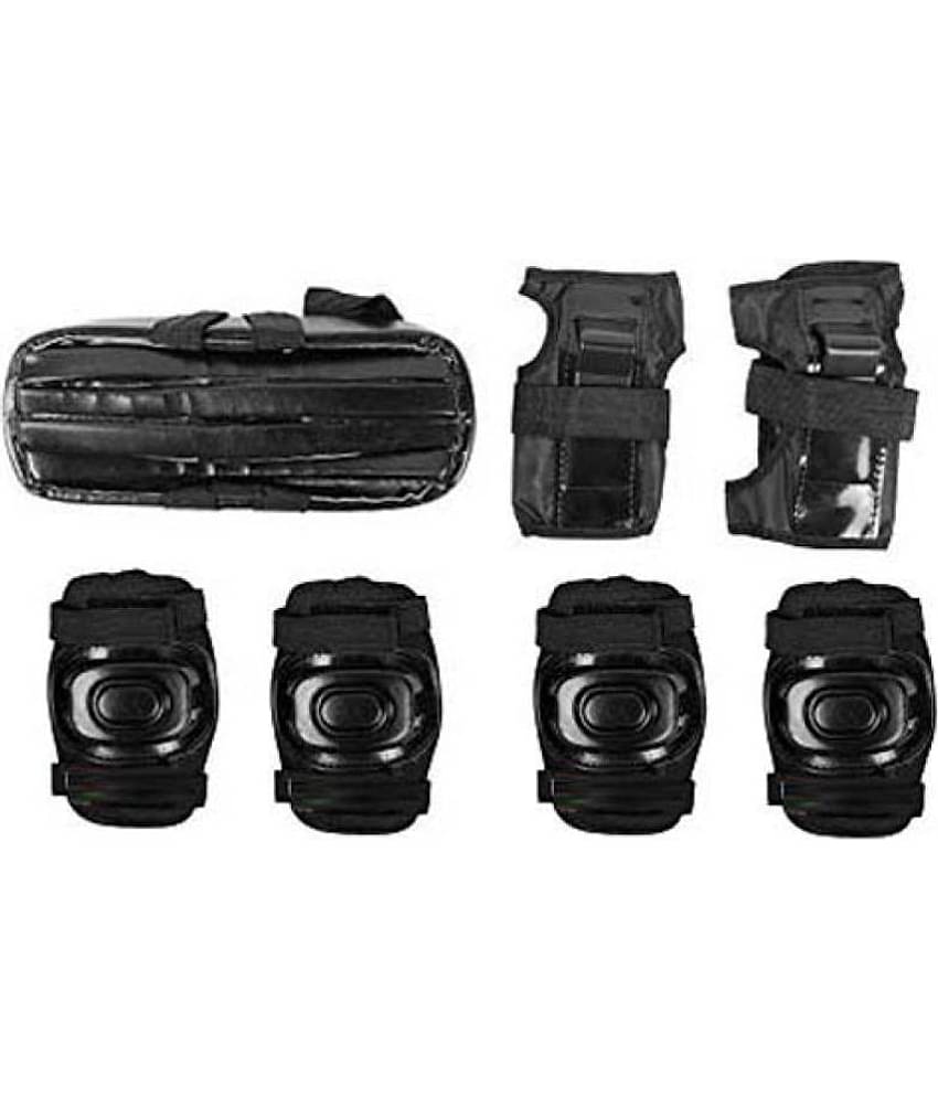EmmEmm Finest Quality 7 Pcs Junior Cycling/Skating Safe Guard Kit Set (Medium Size)