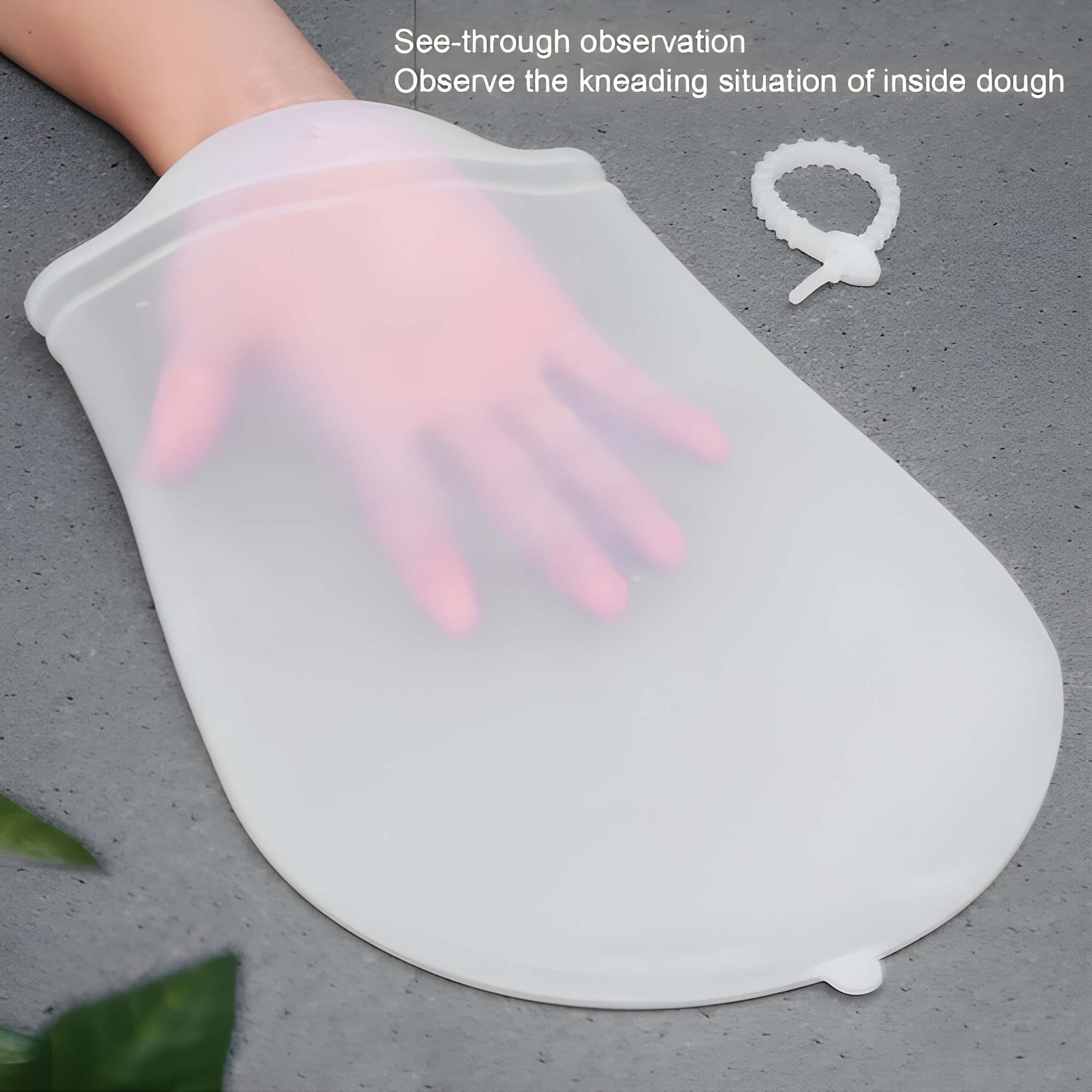 Heavy Quality Silicone Dough Kneading Bag Large | Reusable Dough Mixer & Kneader Bag for Roti, Bread, Pizza, Pastry & Tortilla | Flour Mixing & Dough Storage Bag | Multi functional Kitchen Tool (Original)