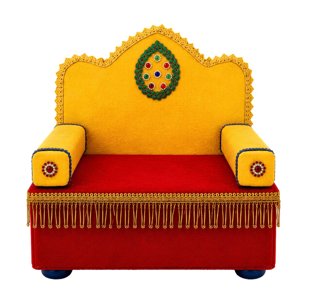 Handcrafted Sofa Cum Sinhasan for Laddu Gopal