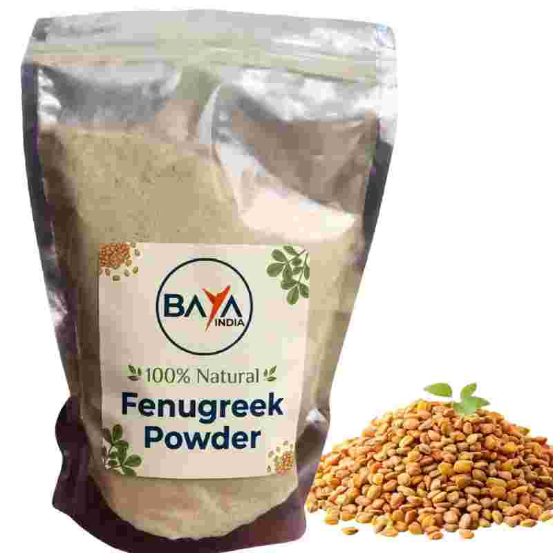Methi Seed Powder – 100% Pure Fenugreek Powder for Hair Nourishment & Digestive Health
