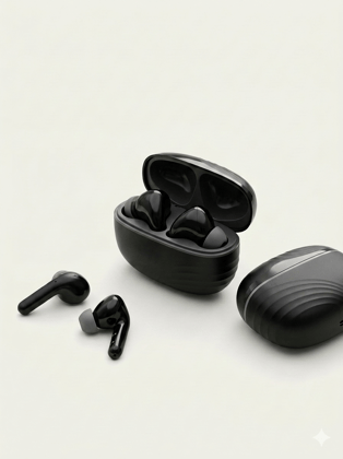 Wireless Bluetooth Earbuds with Fast Pairing, Hi-Fi Stereo Sound, Touch Control, Type-C Charging Case, TWS Earphones for Calling, Gaming & Music